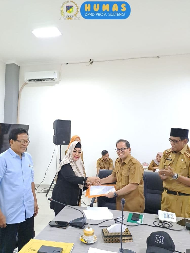 DPRD Provinsi Sulawesi Tengah, menggelar rapat kerja Badan Pembentukan Peraturan Daerah (BAPEMPERDA)