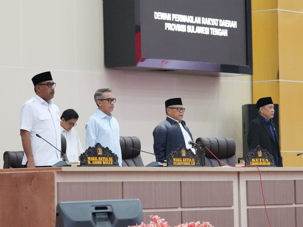 Rapat Paripurna DPRD Provinsi Sulawesi Tengah Masa Persidangan Ke-II Tahun Kedua